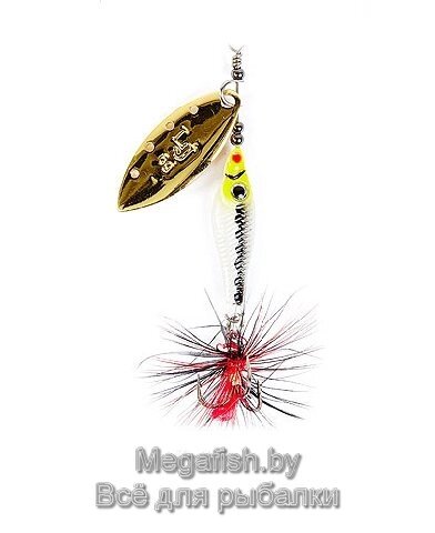 Вращающаяся блесна Lucky John Trian Blade Long 09.0 (9гр) цвет 004 от компании Megafish - фото 1