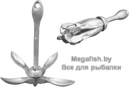 Якорь литой складной 2.5 кг от компании Megafish - фото 1