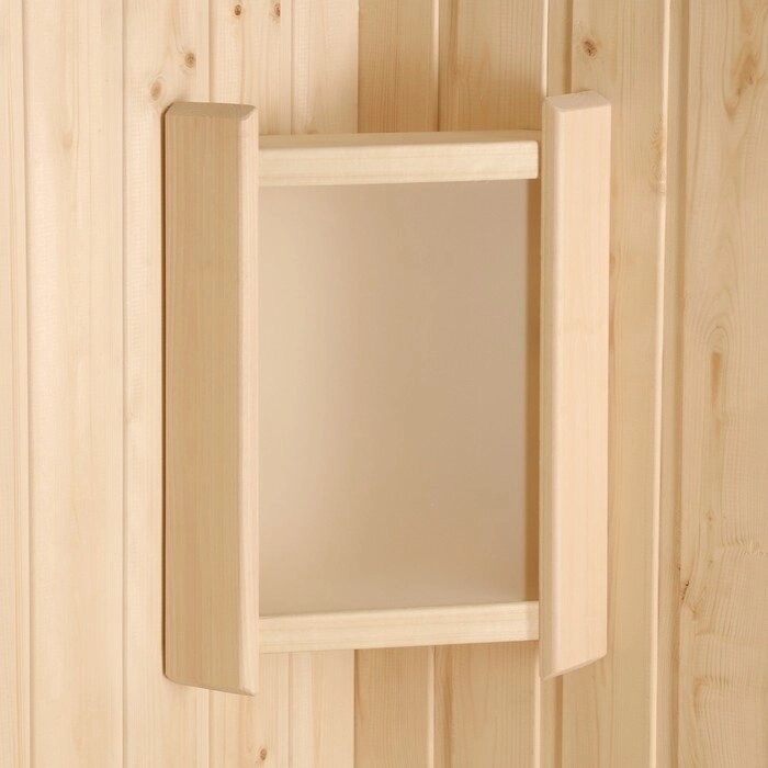 Абажур деревянный угловой, белое стекло от компании Интернет-гипермаркет «MOLL» - фото 1