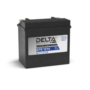 Аккумуляторная батарея Delta EPS 1214(YTX14-BS, YTX14H-BS)12V, 14 Ач прямая (