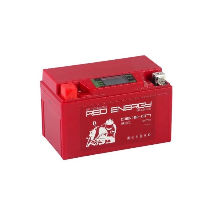 Аккумуляторная батарея Red Energy DS 12-07(YTX7A-BS)12V, 7Ач прямая (+ -) от компании Интернет-гипермаркет «MOLL» - фото 1