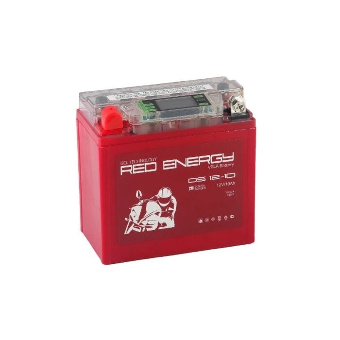 Аккумуляторная батарея Red Energy DS 12-10(YB9A-A, YB9-B, 12N9-4B-1)12V, 10Ач прямая (+ -) от компании Интернет-гипермаркет «MOLL» - фото 1