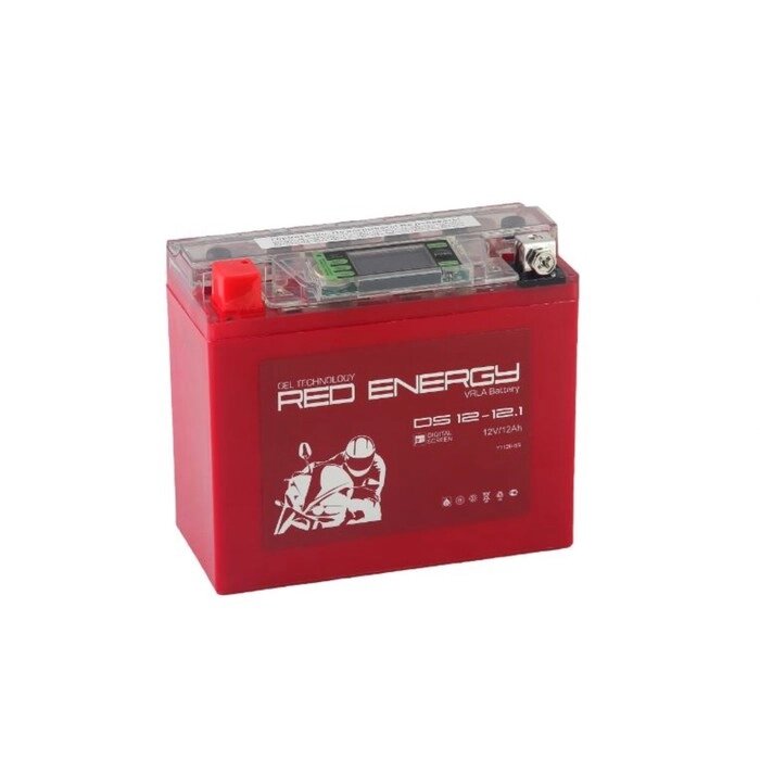 Аккумуляторная батарея Red Energy DS 12-12.1(YT12B-BS)12V, 12Ач прямая (+ -) от компании Интернет-гипермаркет «MOLL» - фото 1