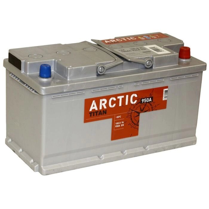 Аккумуляторная батарея Titan Arctic Silver 100 Ач, обратная полярность от компании Интернет-гипермаркет «MOLL» - фото 1