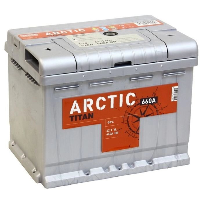 Аккумуляторная батарея Titan Arctic Silver 62 Ач от компании Интернет-гипермаркет «MOLL» - фото 1