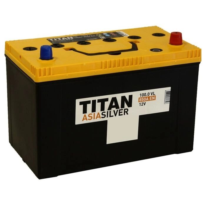 Аккумуляторная батарея Titan Asia Silver 100 Ач, обратная полярность от компании Интернет-гипермаркет «MOLL» - фото 1