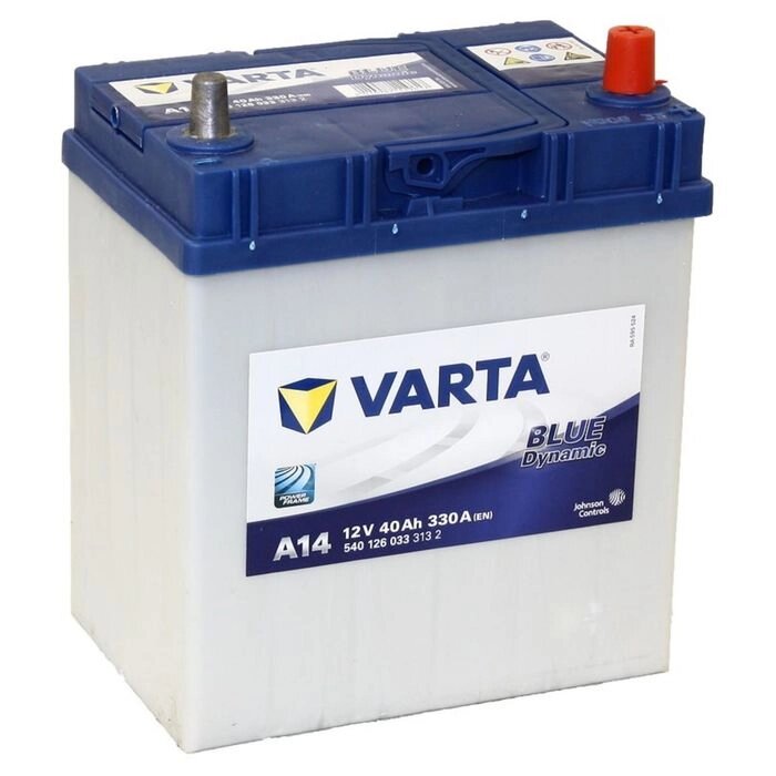 Аккумуляторная батарея Varta 40 Ач, обратная полярность т/кл Blue Dynamic 540 126 033 от компании Интернет-гипермаркет «MOLL» - фото 1