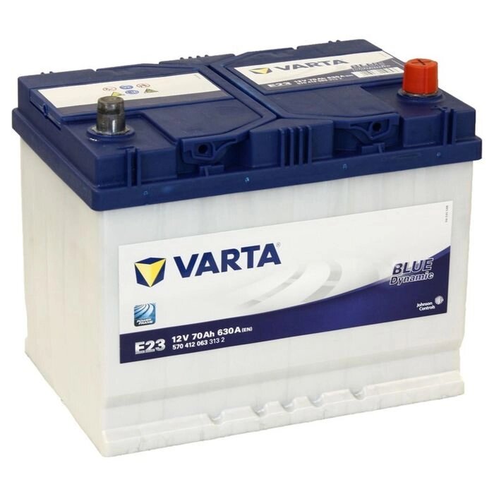 Аккумуляторная батарея Varta 70 Ач, обратная полярность Blue Dynamic 570 412 063 от компании Интернет-гипермаркет «MOLL» - фото 1