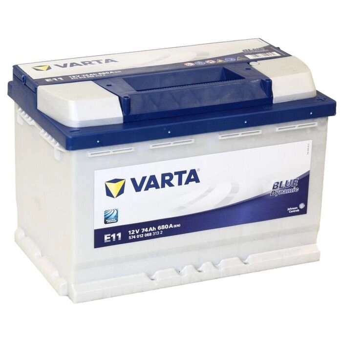 Аккумуляторная батарея Varta 74 Ач, обратная полярность Blue Dynamic 574 012 068 от компании Интернет-гипермаркет «MOLL» - фото 1