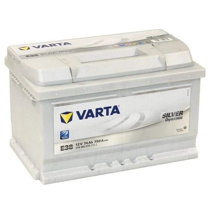 Аккумуляторная батарея Varta 74 Ач, обратная полярность Silver Dynamic 574 402 075 от компании Интернет-гипермаркет «MOLL» - фото 1
