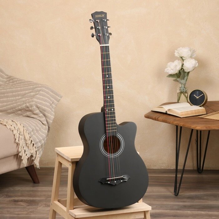 Акустическая гитара, с вырезом, 95 см от компании Интернет-гипермаркет «MOLL» - фото 1