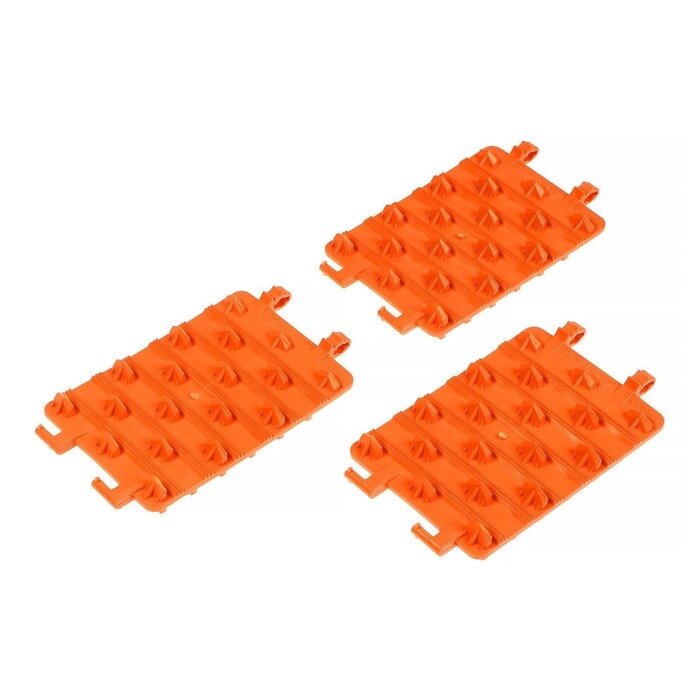 Антибукс 13,5х19,5x3 см, набор 3 шт, оранжевые от компании Интернет-гипермаркет «MOLL» - фото 1