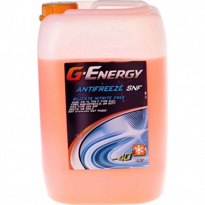 Антифриз G-Energy SNF 40 красный, 10 кг от компании Интернет-гипермаркет «MOLL» - фото 1