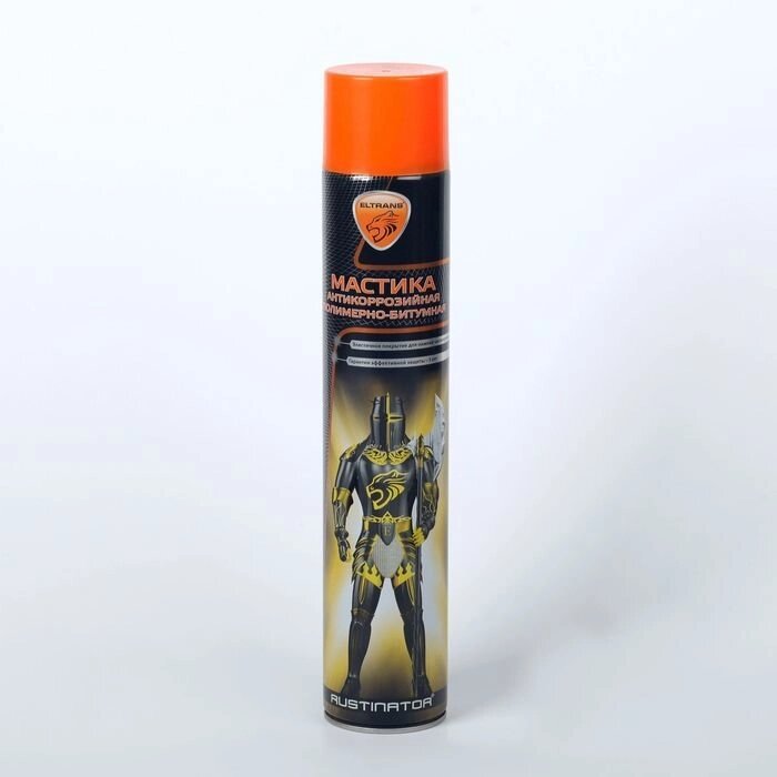 Антикоррозийная полимерно-битумная мастика, аэрозоль, 1 л от компании Интернет-гипермаркет «MOLL» - фото 1