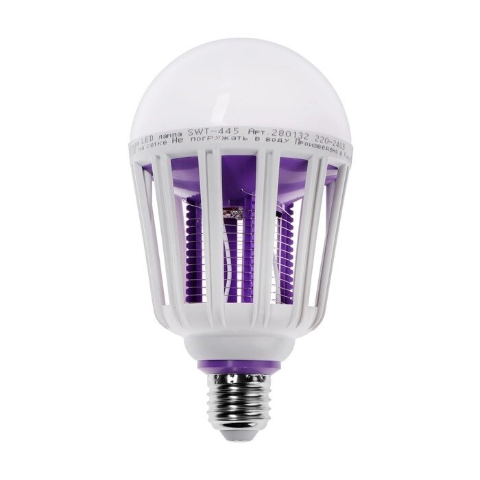 Антимоскитная лампа Energy SWT-445, 7 Вт, до 20 м2, 3 режима от компании Интернет-гипермаркет «MOLL» - фото 1