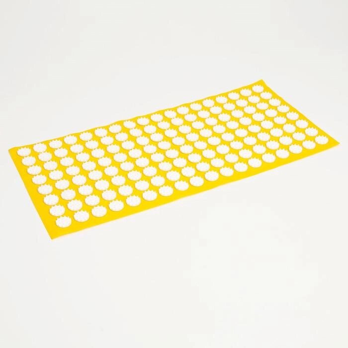 Аппликатор Кузнецова, 144 колючки, спантекс, желтый, 260 х 560 мм от компании Интернет-гипермаркет «MOLL» - фото 1