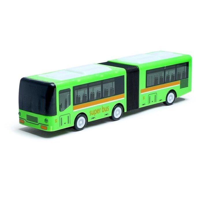 Автобус "Гармошка", световые и звуковые эффекты, работает от батареек, цвета МИКС от компании Интернет-гипермаркет «MOLL» - фото 1