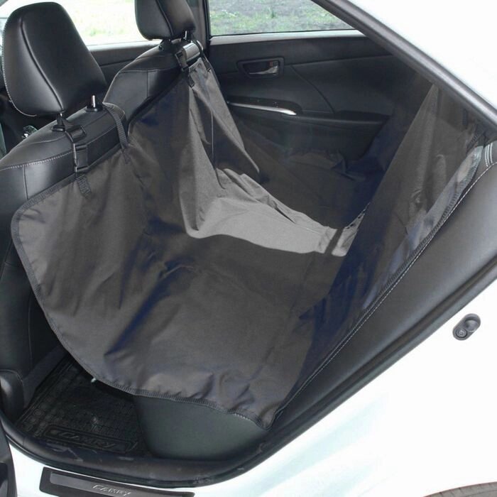 Авточехол-накидка на заднее сиденье Tplus, оксфорд, черный , T002206 от компании Интернет-гипермаркет «MOLL» - фото 1