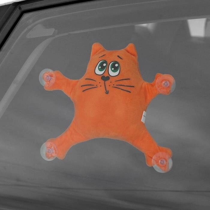 Автоигрушка на присосках "Котик", цвета МИКС от компании Интернет-гипермаркет «MOLL» - фото 1
