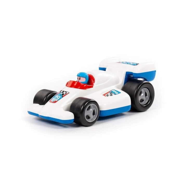 Автомобиль "Формула" гоночный с пилотом (в сеточке) 10435 от компании Интернет-гипермаркет «MOLL» - фото 1