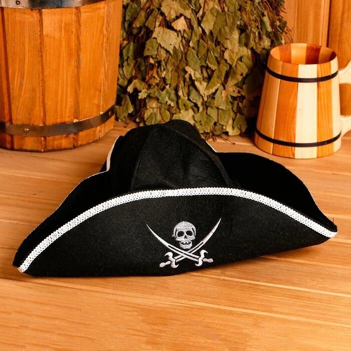Банная шапка "Шляпа Пират" от компании Интернет-гипермаркет «MOLL» - фото 1