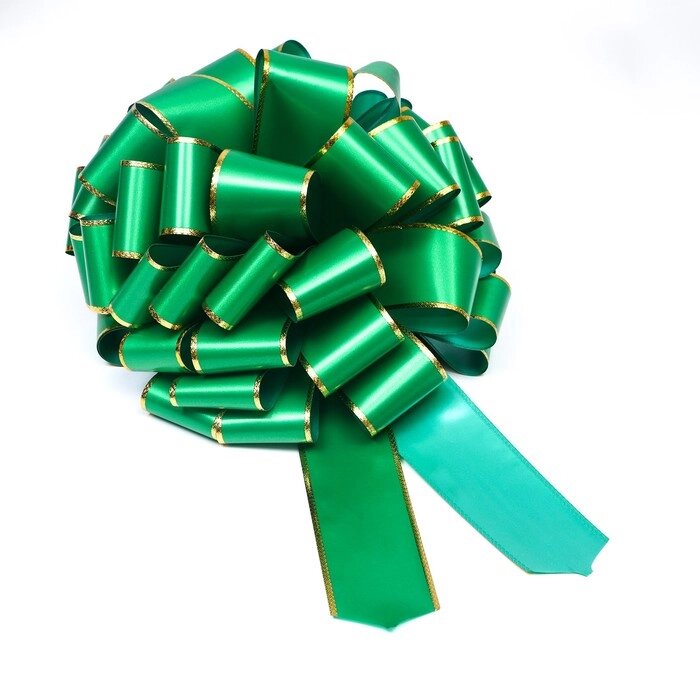Бант-шар подарочный №7, зелёный от компании Интернет-гипермаркет «MOLL» - фото 1