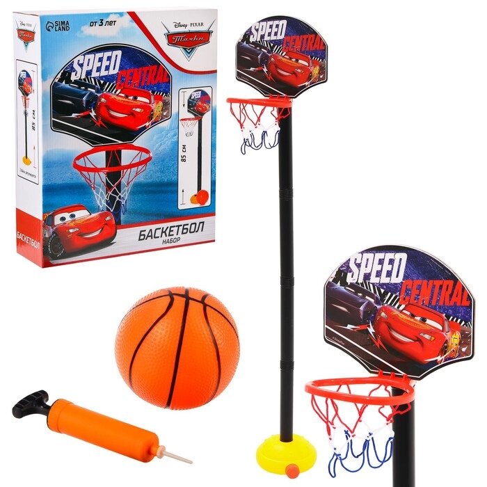 Баскетбольная стойка, 85 см, Тачки Disney от компании Интернет-гипермаркет «MOLL» - фото 1