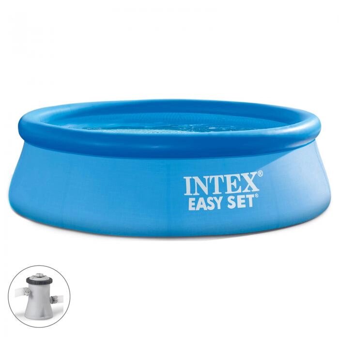 Бассейн надувной INTEX Easy Set (с фильтр-насосом), 305х76 см,28122NP от компании Интернет-гипермаркет «MOLL» - фото 1
