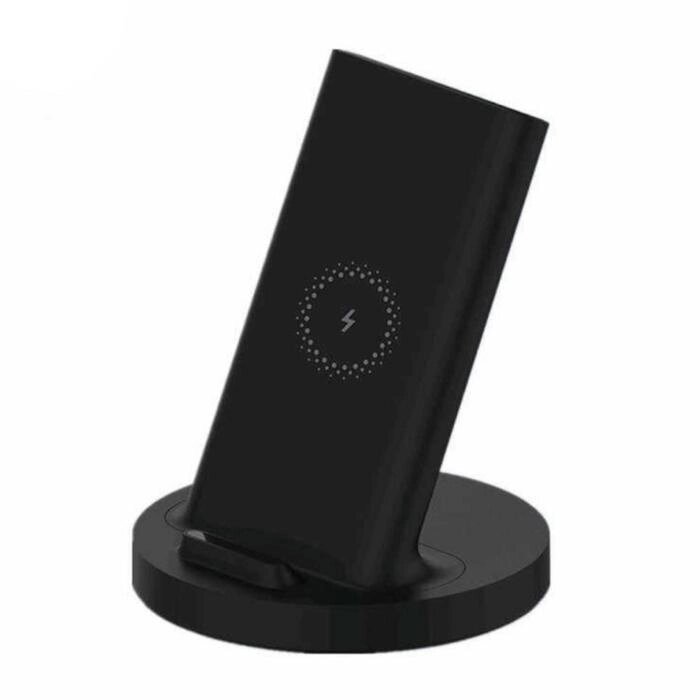 Беспроводное зарядное устройство Xiaomi Mi Wireless Charging Stand (GDS4145GL), 20Вт, черное от компании Интернет-гипермаркет «MOLL» - фото 1
