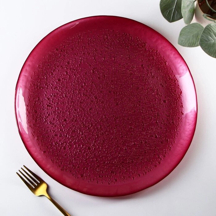 Блюдо Crispy, d=32 см, цвет фиолетовый от компании Интернет-гипермаркет «MOLL» - фото 1