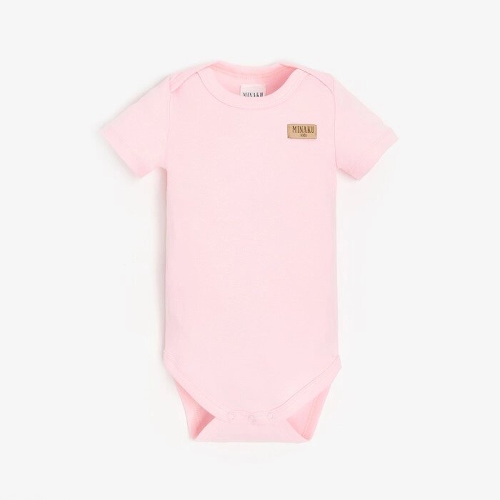 Боди детский MINAKU, цвет розовый, рост 62-68 см от компании Интернет-гипермаркет «MOLL» - фото 1