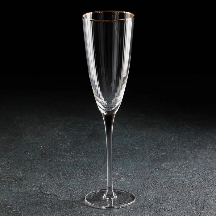 Бокал для шампанского "Орион", 300 мл, 726 см, цвет прозрачный от компании Интернет-гипермаркет «MOLL» - фото 1