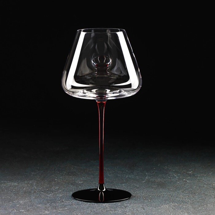 Бокал для вина Magistro "Идеал", 800 мл, 11,525 см, цвет красный от компании Интернет-гипермаркет «MOLL» - фото 1