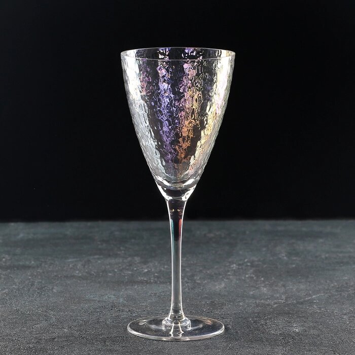 Бокал для вина "Сирена", 400 мл, цвет перламутровый от компании Интернет-гипермаркет «MOLL» - фото 1