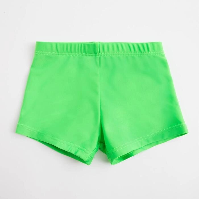 Боксеры купальные для мальчика MINAKU однотонные цв. зелен, рост 134-140 (10) от компании Интернет-гипермаркет «MOLL» - фото 1