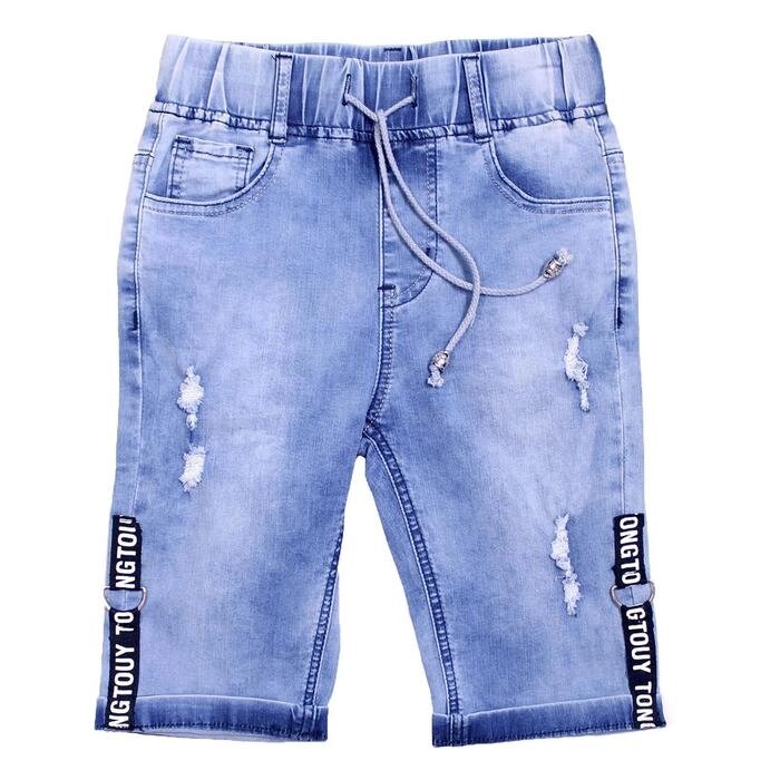 Бриджи джинсовые для мальчиков, рост 110 см от компании Интернет-гипермаркет «MOLL» - фото 1
