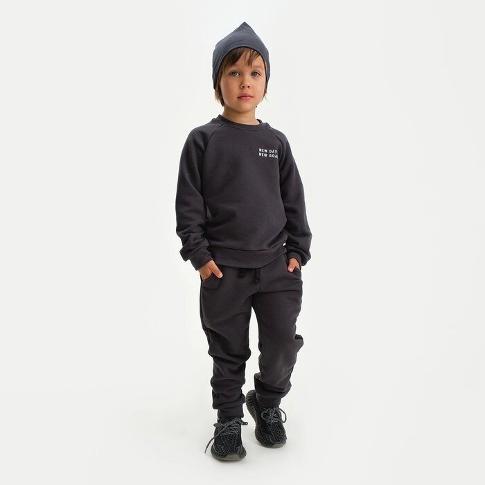 Брюки детские KAFTAN "Trendy" р. 30 (98-104), серый от компании Интернет-гипермаркет «MOLL» - фото 1