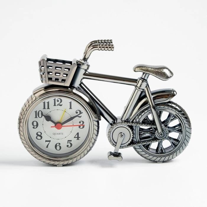 Будильник "Велосипед с корзиной", 18.5х5х13.5 см, от компании Интернет-гипермаркет «MOLL» - фото 1