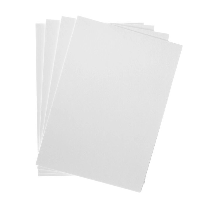 Бумага для рисования А4, 50 листов с тиснением "Лён", 200 г/м² от компании Интернет-гипермаркет «MOLL» - фото 1