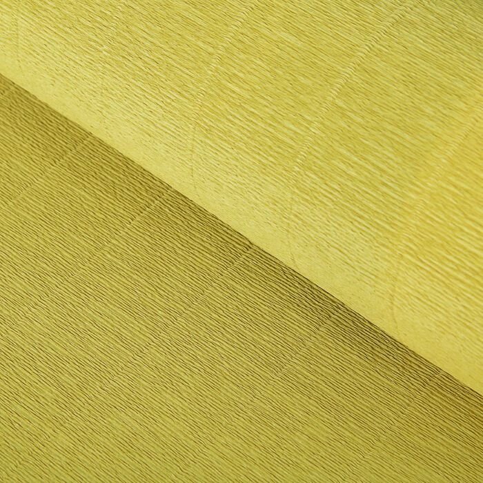 Бумага гофрированная, 579 "Жёлтая горчица", 0,5 х 2,5 м от компании Интернет-гипермаркет «MOLL» - фото 1