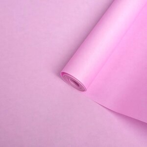 Бумага упаковочная крафт двусторонняя, светло-лиловый, 0,5 х 10 м, 70 г/м²м2