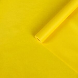 Бумага упаковочная крафт двусторонняя, жёлтый, 0,5 х 10 м, 70 г/м²м2