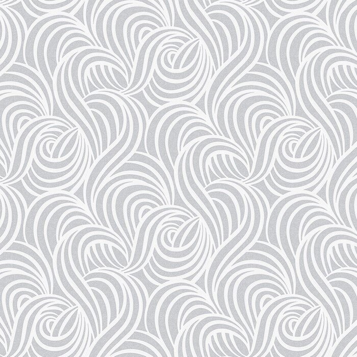 Бумажные обои Флора-2 309-017, 0,53х10,05м, ярко-серый от компании Интернет-гипермаркет «MOLL» - фото 1