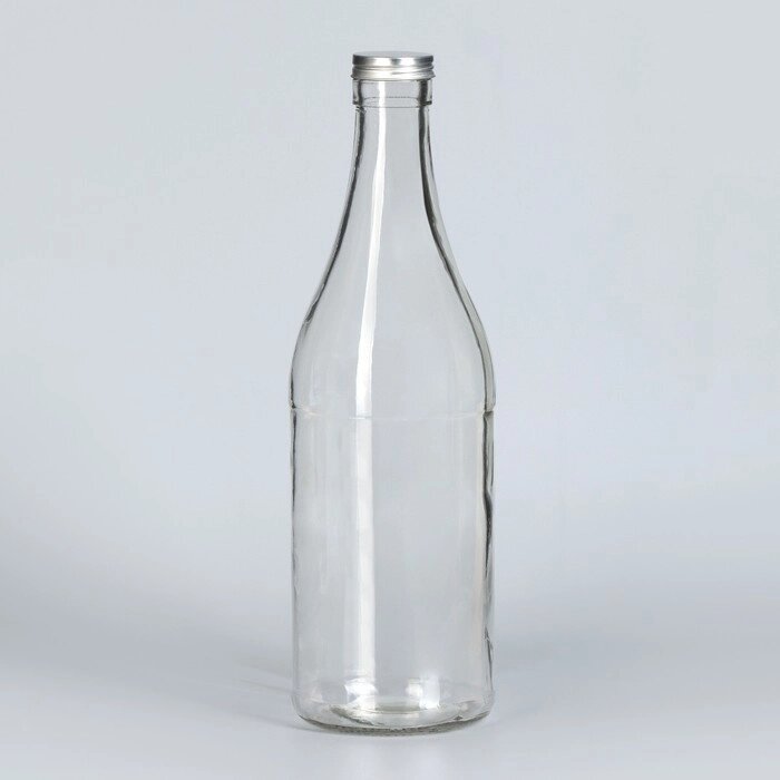 Бутылка "Чекушка", с крышкой, стеклянная, 3.25л от компании Интернет-гипермаркет «MOLL» - фото 1