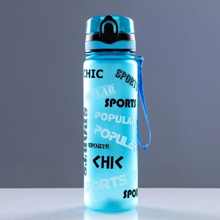 Бутылка для воды Popular sports 600 мл, с ситом для фруктов, 23х6 см, микс от компании Интернет-гипермаркет «MOLL» - фото 1