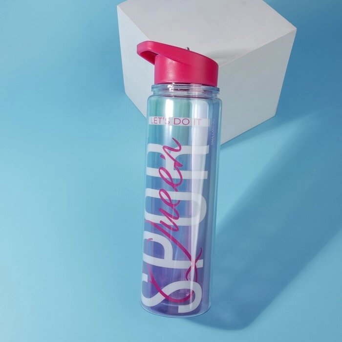 Бутылка для воды "Sport queen", 550 мл от компании Интернет-гипермаркет «MOLL» - фото 1