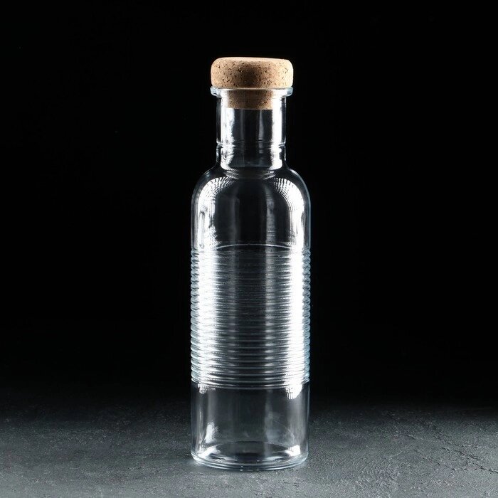 Бутылка Hoop, с крышкой, 1,07 мл, стекло от компании Интернет-гипермаркет «MOLL» - фото 1