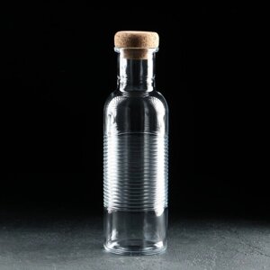Бутылка Hoop, с крышкой, 1,07 мл, стекло