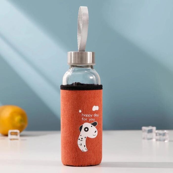 Бутылка в чехле Animals, 300 мл, цвет МИКС от компании Интернет-гипермаркет «MOLL» - фото 1