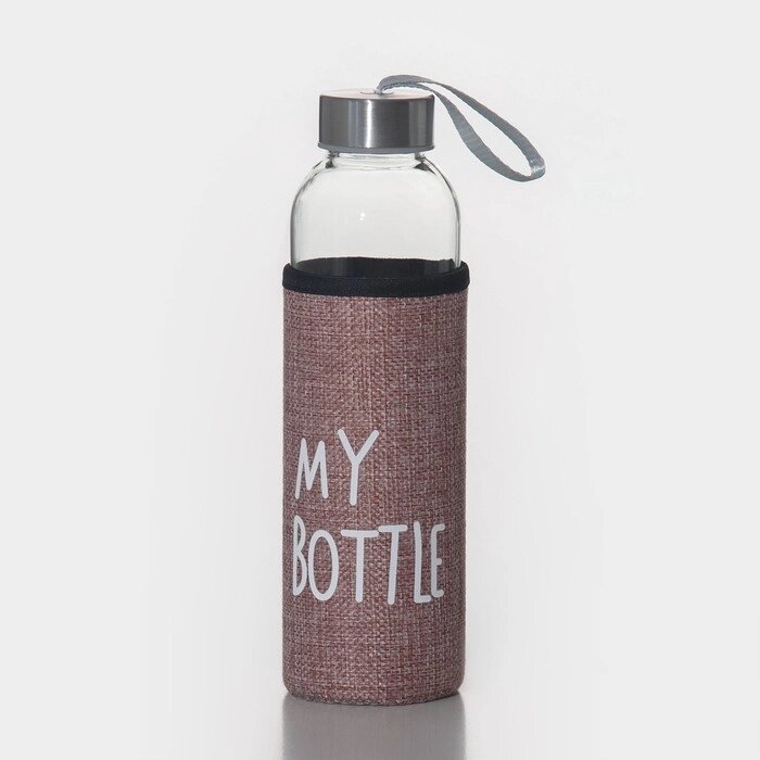 Бутылка в чехле "Ротанг" 500 мл, цвета МИКС от компании Интернет-гипермаркет «MOLL» - фото 1